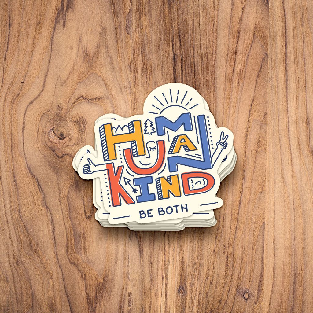 Human Kind Sticker