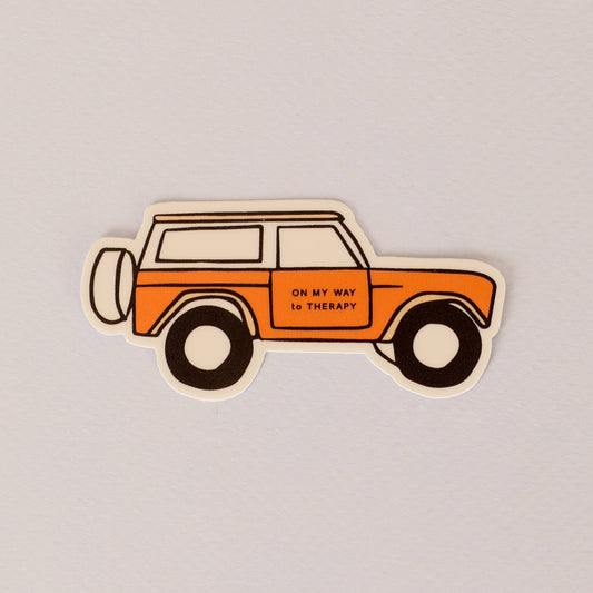 Therapy Bronco Sticker