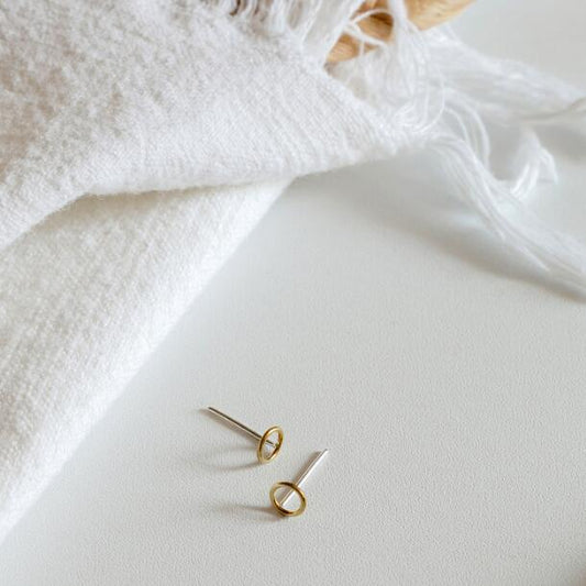 PURPOSE Jewelry - Brass Halo Studs