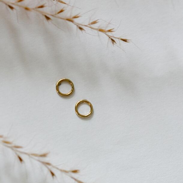 PURPOSE Jewelry - Brass Halo Studs