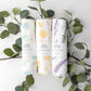 Mint Wildflower Flour Sack Tea Towel