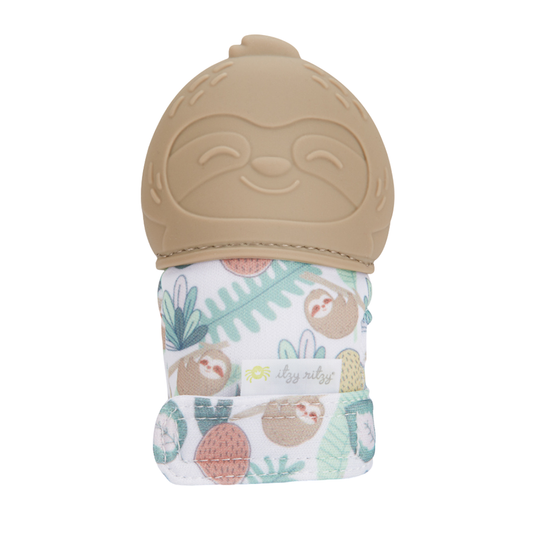 Sloth Silicone Teething Mitt