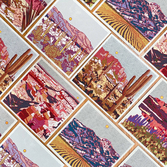 Caroline Clark Desert Postcard Set