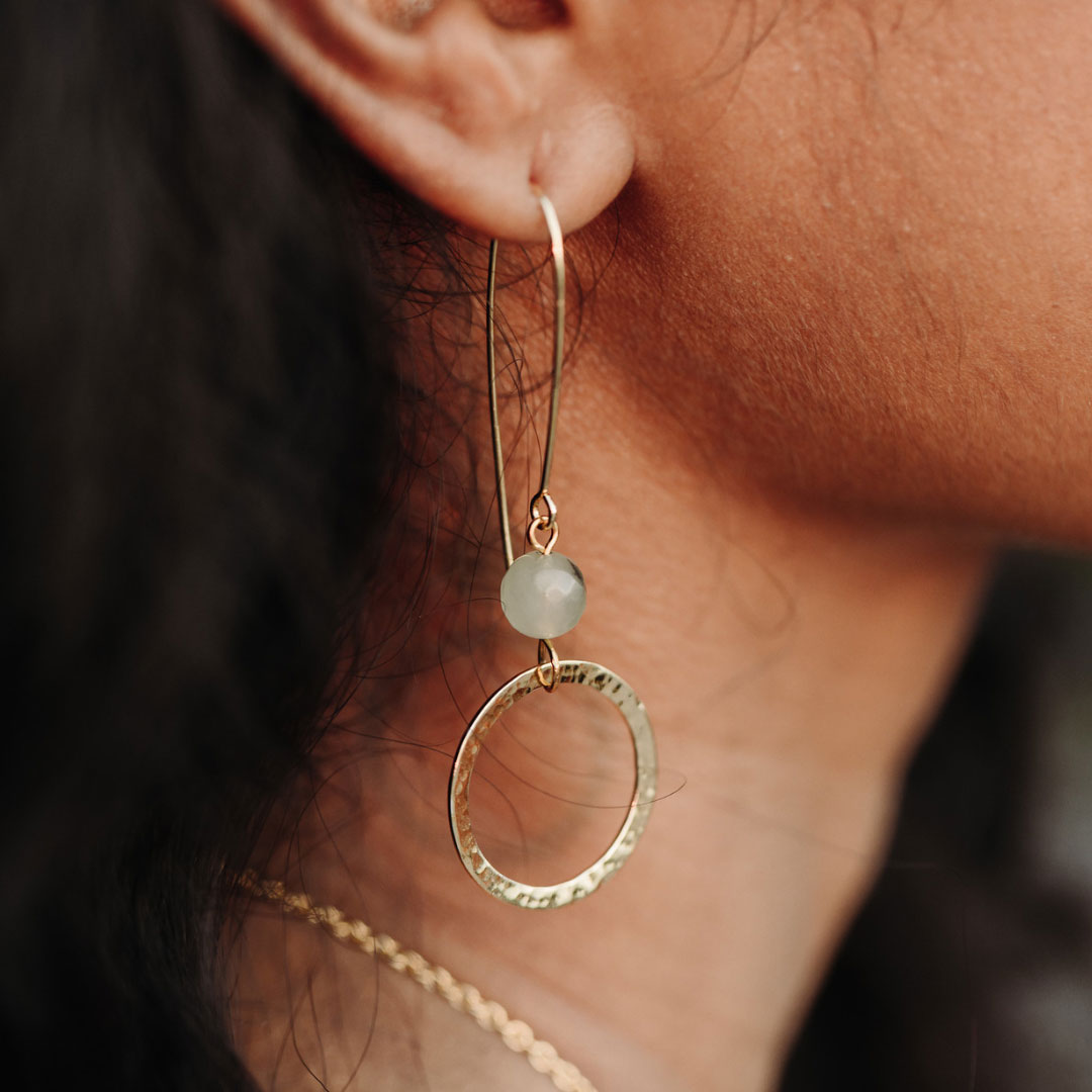 PURPOSE Jewelry - Stone Drop Earrings