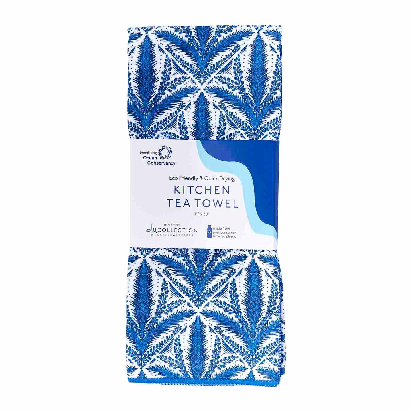 Mediterranean Tile Tea Towel