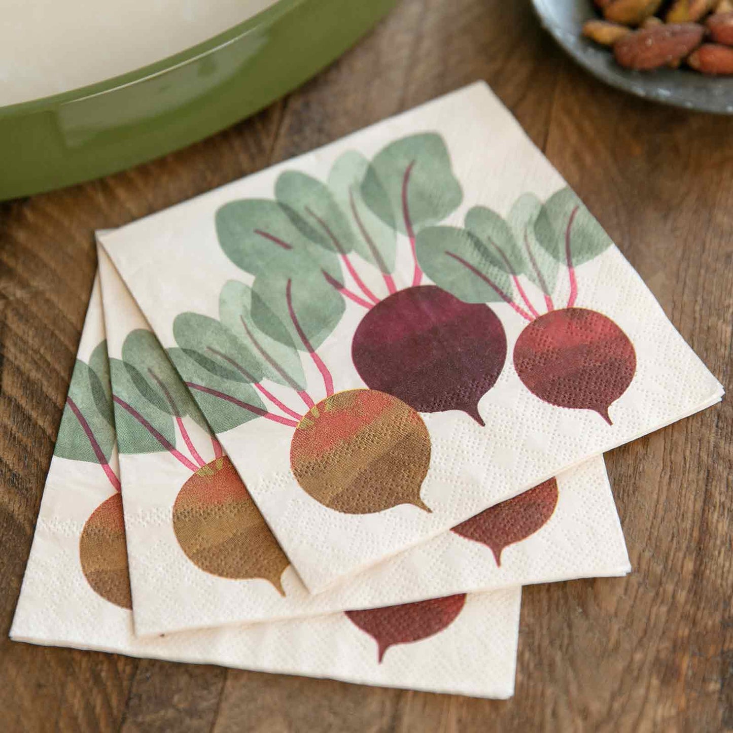 Three Beets Cocktail Napkins