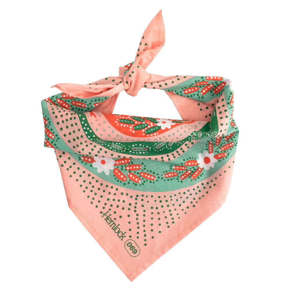 Snakes Pink Bandana