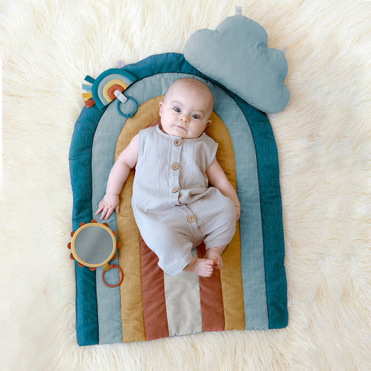 Rainbow Tummy Time Play Mat