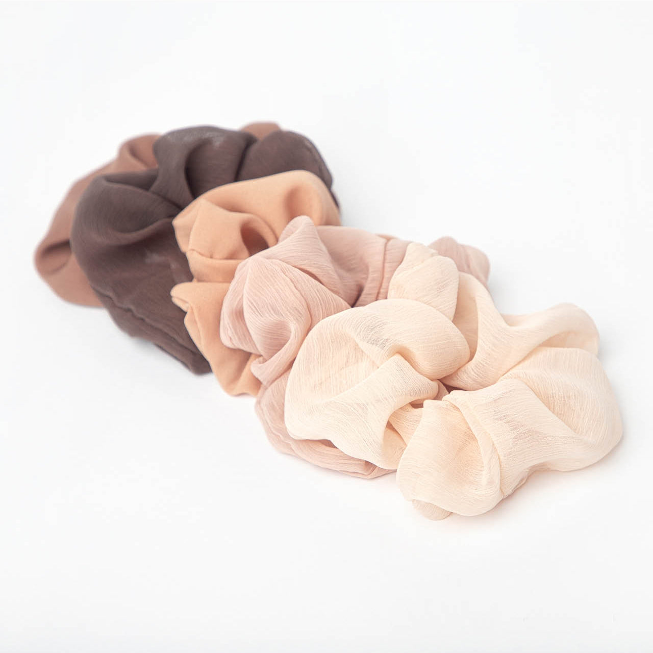 Terracotta Crepe Scrunchies