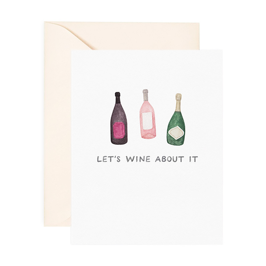 Let's Wine About It Card