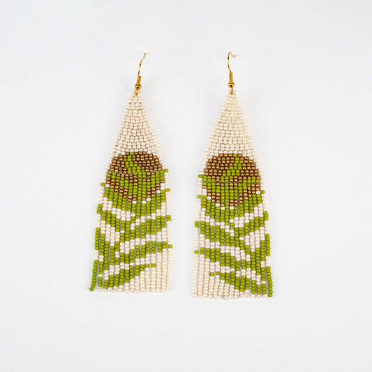 Moonlit Frond Earrings