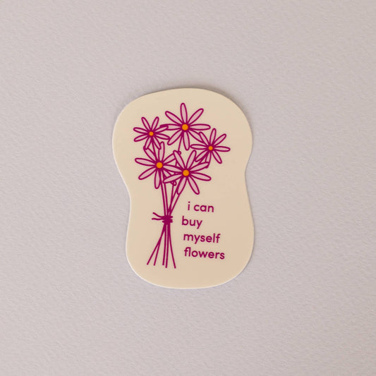 Buy Myself Flowers Sticker