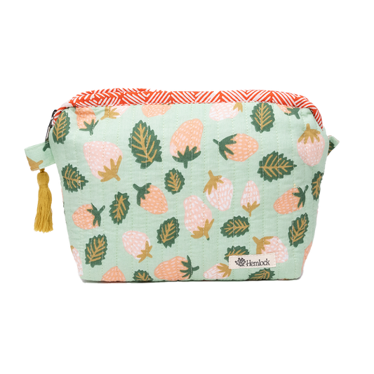 Suzette Quilted Zipper Pouch