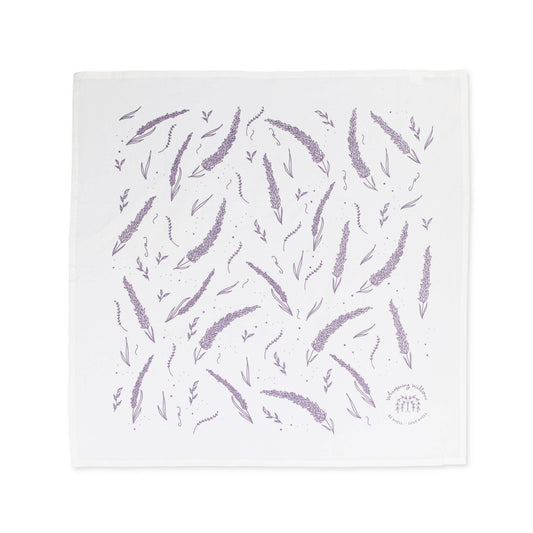 Lavender Flour Sack Tea Towel