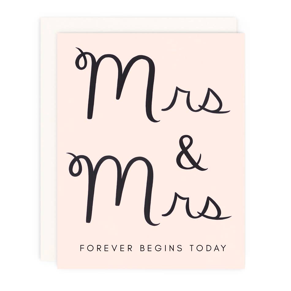 Mrs & Mrs Forever Card