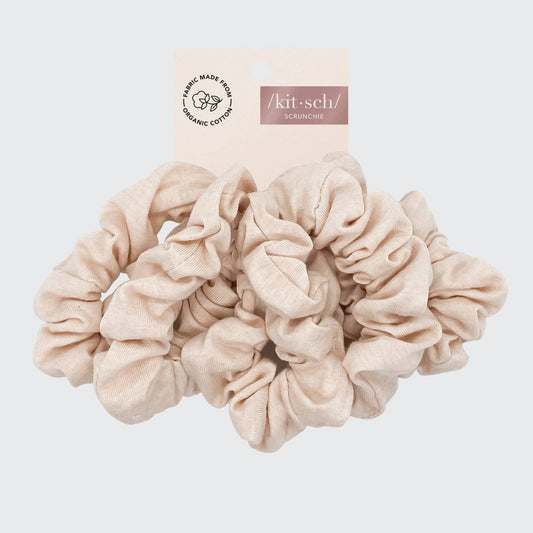 Organic Cotton Knit Scrunchies