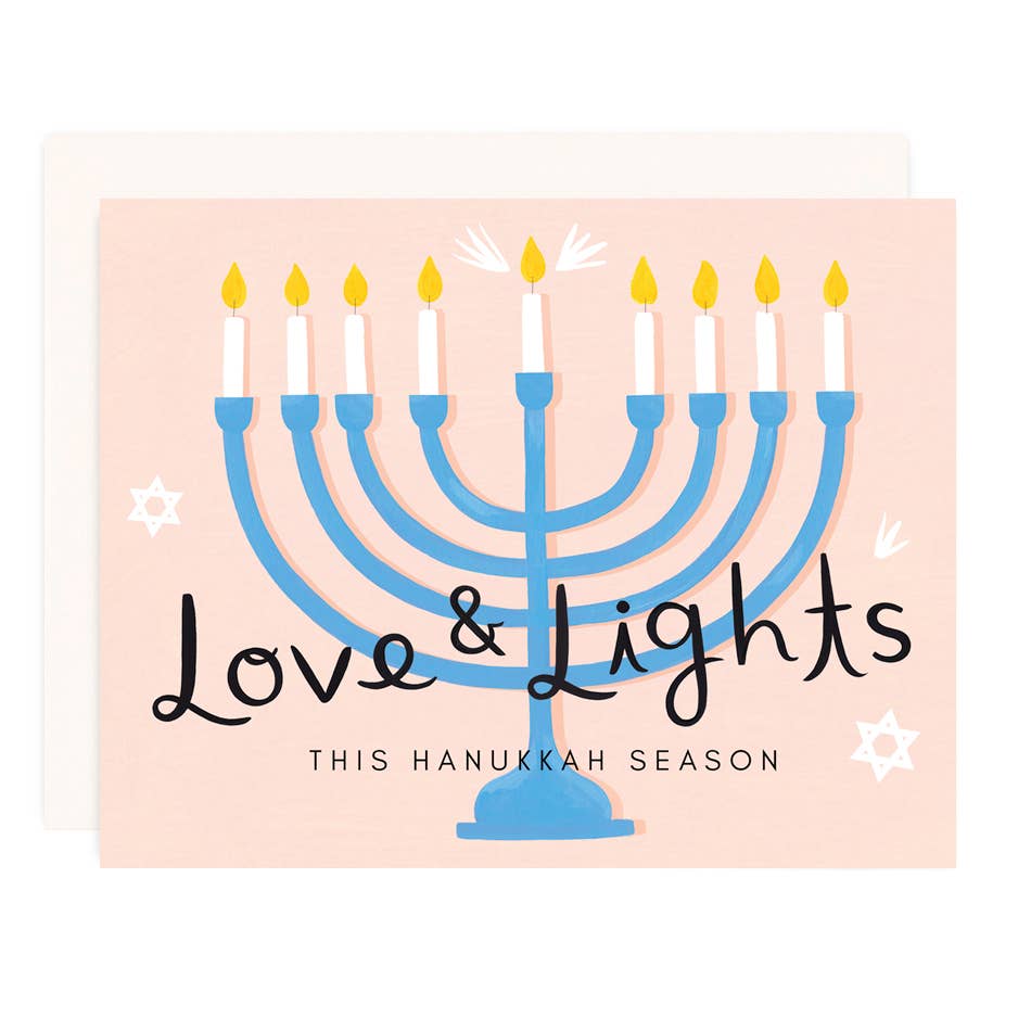 Love & Lights Hanukkah Card