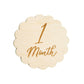Scalloped Monthly Milestones