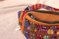 Handwoven Leather Fanny Pack (Rainbow)