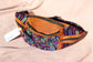 Handwoven Leather Fanny Pack (Rainbow)