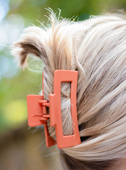 Desert Rose Claw Clip